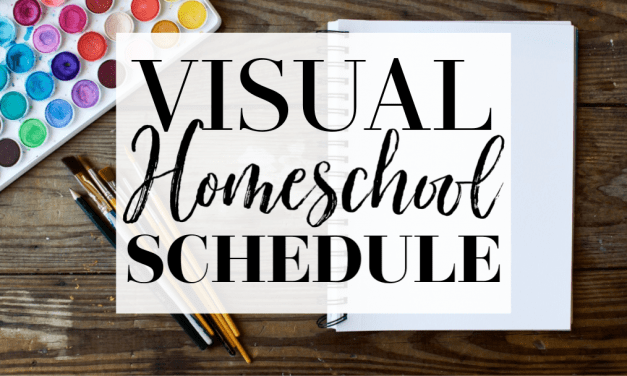 Visual Homeschool Schedule | Plus FREE Printable