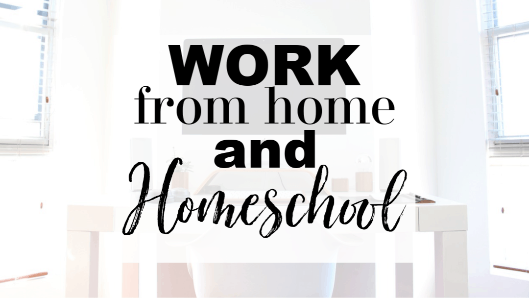 Work from Home and Homeschool | A How-to Guide