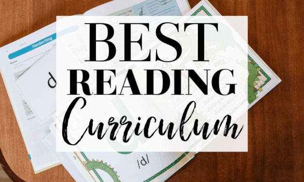 Best Reading Curriculum for K-2 Homeschoolers