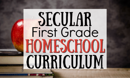 First Grade Homeschool Curriculum