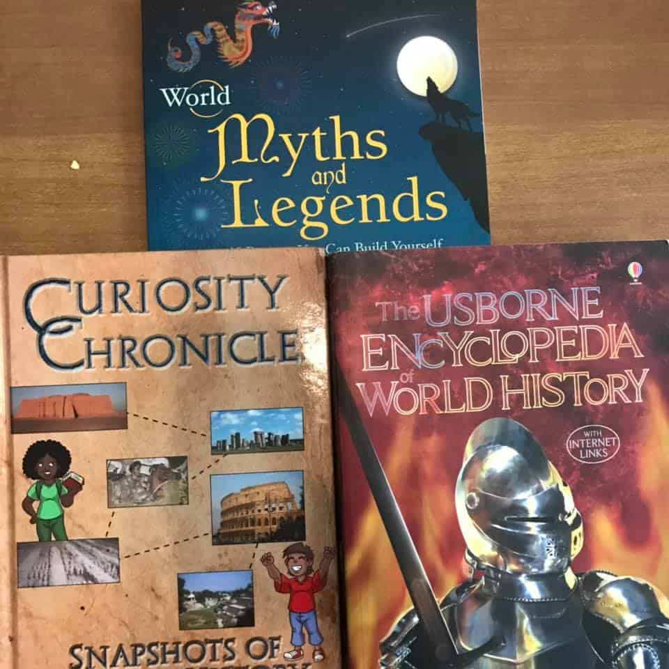 First Grade history & mythology books