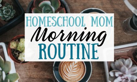 Homeschool Mom Morning Routine