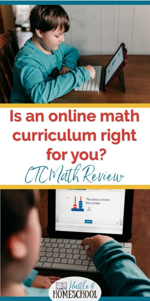 Will an online math curriculum work for your kids? CTCMath for homeschoolers could be a great option.