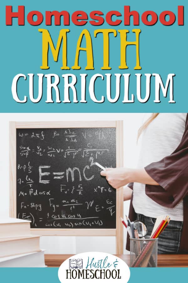 Woman teaching math curriculum