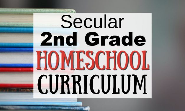 Secular Second Grade Curriculum for Homeschoolers