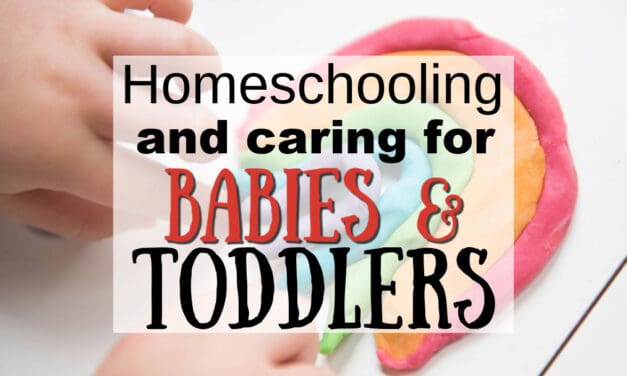 How to Homeschool while Caring for Babies and Toddlers