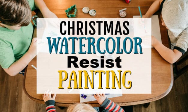 Christmas Watercolor Painting for Kids