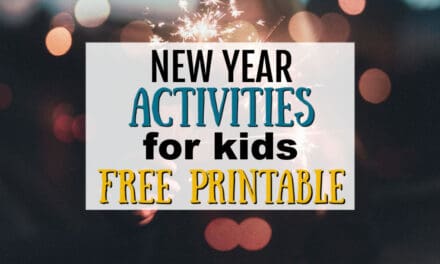 New Year Activities for Kids – Free Printable