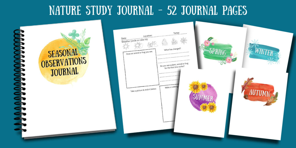 nature study journal and pages